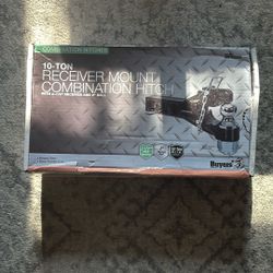 10 Ton Receiver Mount Combo Hitch