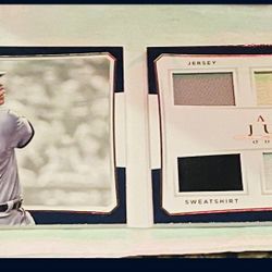 AARON JUDGE 2017 National Treasures Armory /99 Rookie Jersey Bat Etc RC Baseball