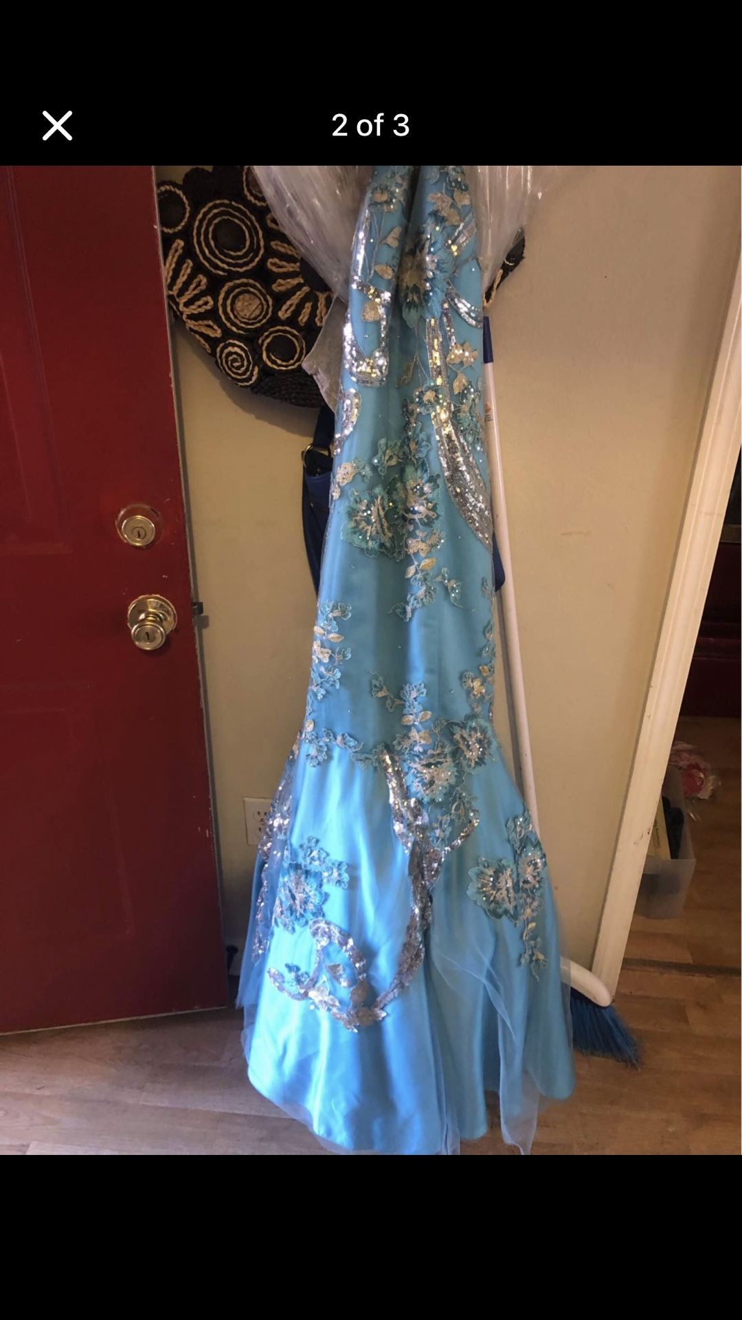 Tiffany Evening Gown Perfect For Mardi Gra Ball