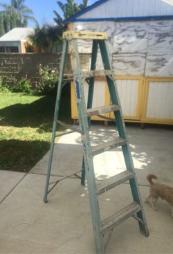 Very solid ladder fiberglass Werner 6’