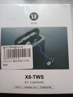 Open box never used Bluetooth earphones