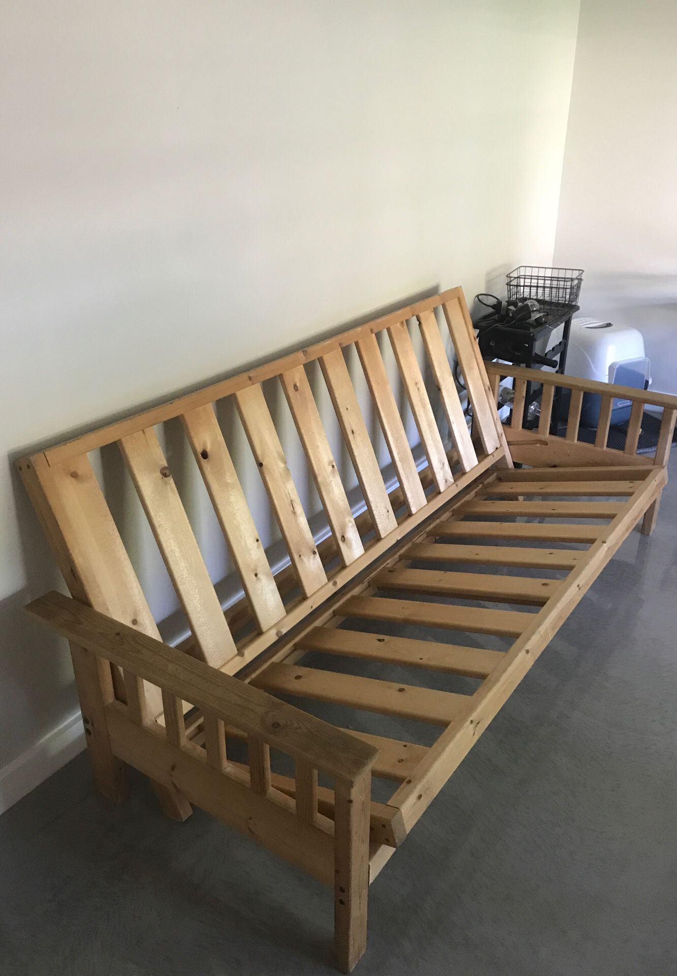 Nice pine wood futon bed or couch