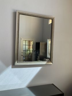 Silver Frame Mirror