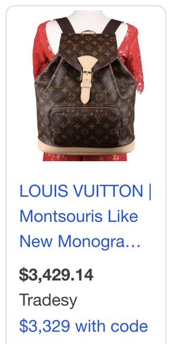 Louis Vuitton Montsouris Backpack