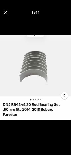 Subaru Brz Wrx Frs fa20 rod bearing