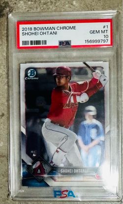 2018 Bowman Chrome Shohei Ohtani RC PSA 10