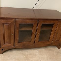 Solid Wood TV Stand / Entertainment Center – Heavy & Sturdy – 48” Wide