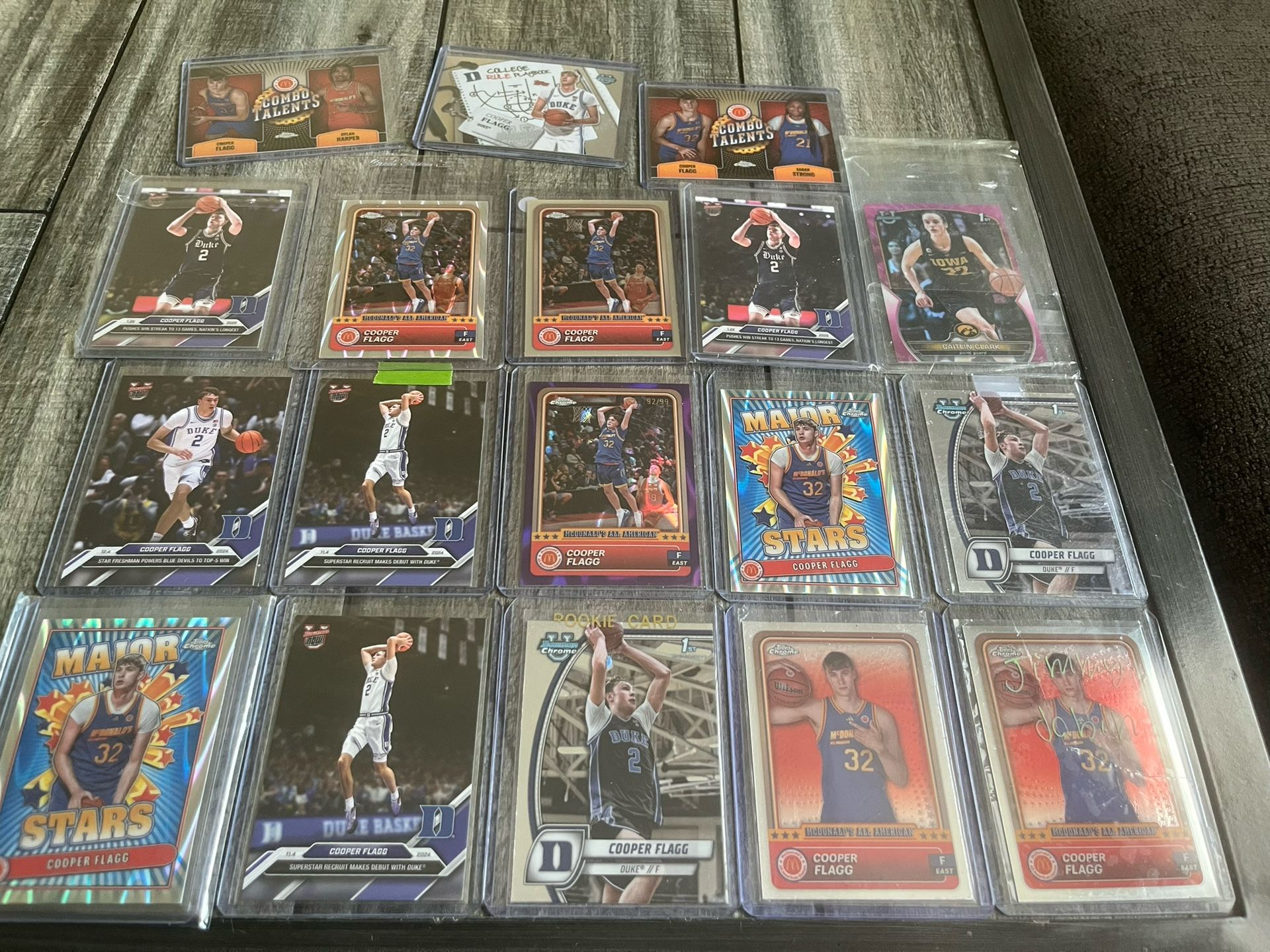 17 COOPER FLAGGS 1 CAITLIN CLARK PINK REFRACTOR