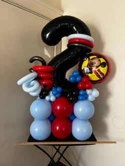 🎈 Mickey Mouse - inspired Balloon Stack 🎈party decorations