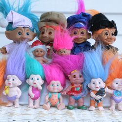 Vintage Troll Dolls- Russ Trolls, Holiday, PJ's, Babies, Police Officer, Troll Scout, Etc.