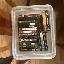 VHS movies . Pulp Fiction,star Wars Trilogy