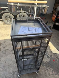 Pet Republic Large Bird Cage with Play Top