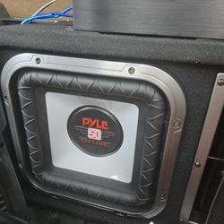 Pyle Subwoofer And Vented Box  12 Inch