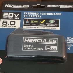 NEW HERCULES 20 V  5 .0 AMP HOUR BATTERY 🔋