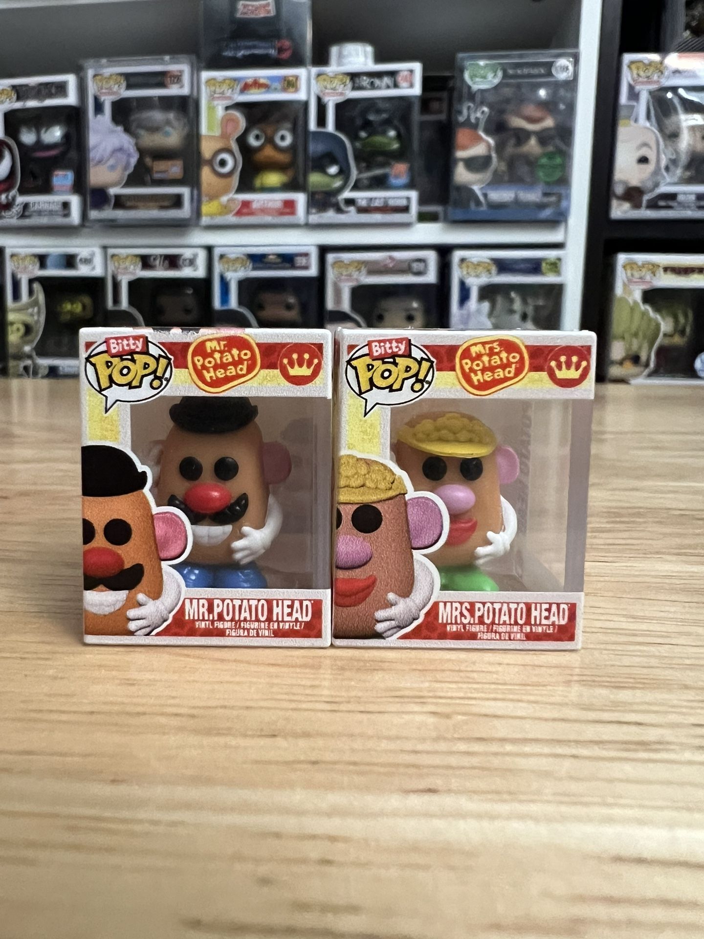 BITTY Mr. & Mrs. Potato Head Funko Pops #02 #30 Retro Toys Hasbro Toy Story