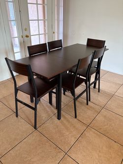 Dining Table Set with 6 Chairs