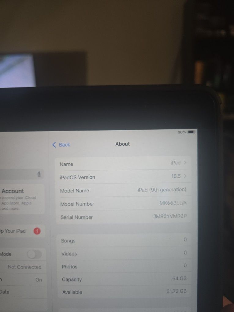 IPad 9th Gen 64 Gig