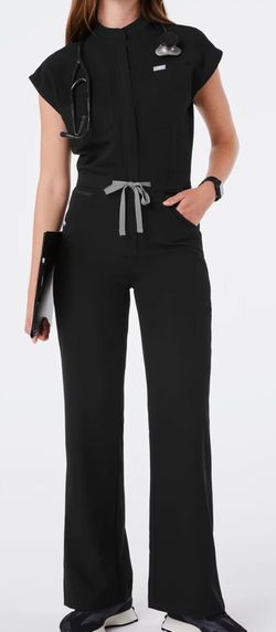 Fig jumpsuit scrub