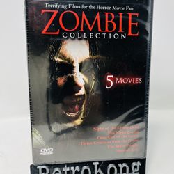 Zombie Collection 5 Movies DVD BRAND NEW  Never Opened