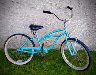Women's Firmstrong 24" Beach Cruiser bike bicicleta basket