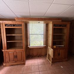 Entertainment Center Or Desk Area
