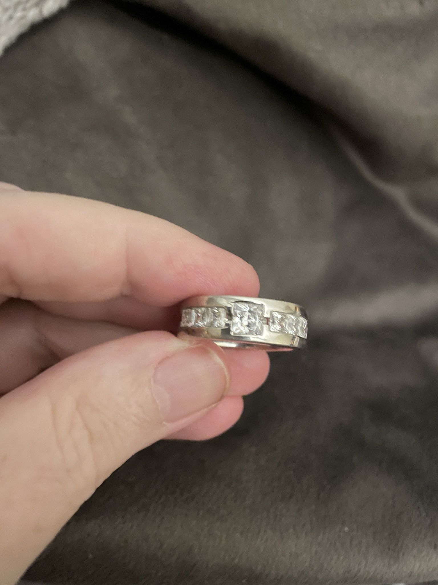 Men’s Ring 14k Gold Plated With 2ct Lab Grown Diamonds