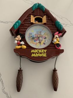 Vintage Mickey Minnie Cuckoo Clock