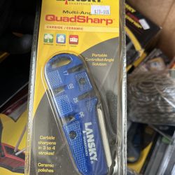 Lansky QuadSharp Multi-Angle Knife Sharpener - Portable & Precise!
