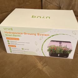 White; Uyuq 12pod; Hydroponics Growing System Smart Garden