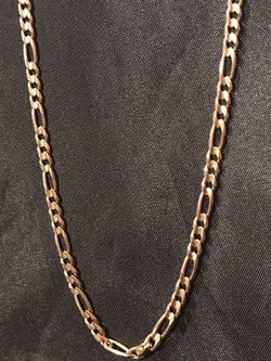14k solid gold Fígaro chain. Grams 9.3