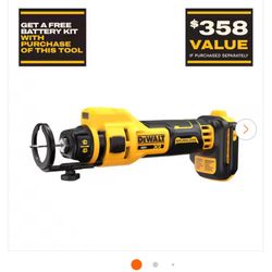 XR 20V Lithium-Ion Cordless Rotary Drywall Cut-Out Tool 