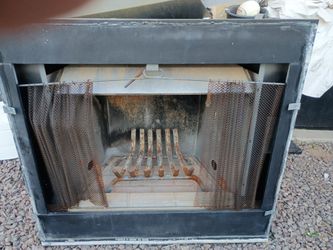 Wood burning Fireplace Insert For Indoor Or Outdoor Applications