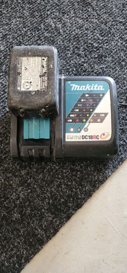 Makita DC18RC and battery