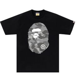 Black and grey Bape shirt