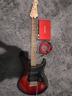 Yamaha PAC012DLX Pacifica + Scarlett 2i4