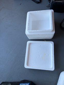 2 Styrofoam coolers