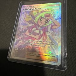 Pokemon Cards Cosmic Eclipse Lilie’s Full Force Full Art