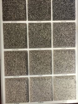 Plush multiple color grey 2.25 a sq foot completely installed