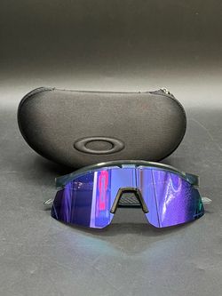Oakley HYDRA Shiny Crystal Black PRIZM Violet Lens Sunglass 9229-04 *7040