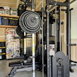 Brand New - LLERO M5 Smith Machine - Bench & Weights Included - Free Delivery &  Assembly