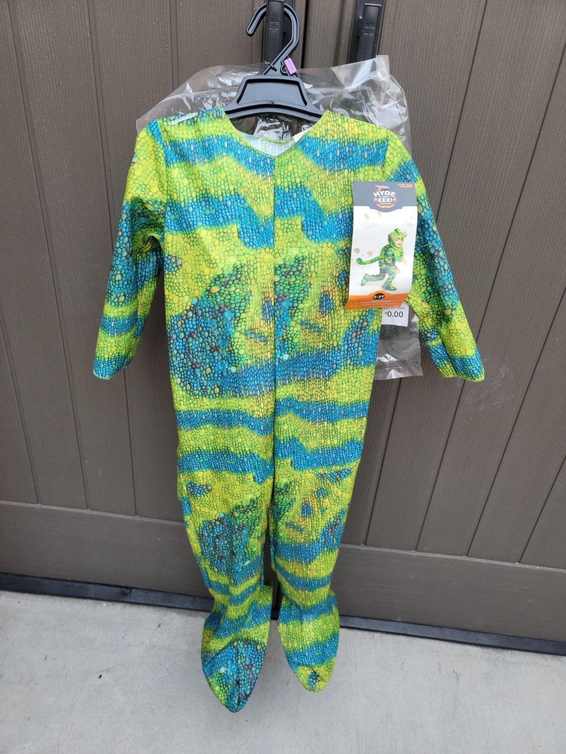 Brand new toddler lizard costume