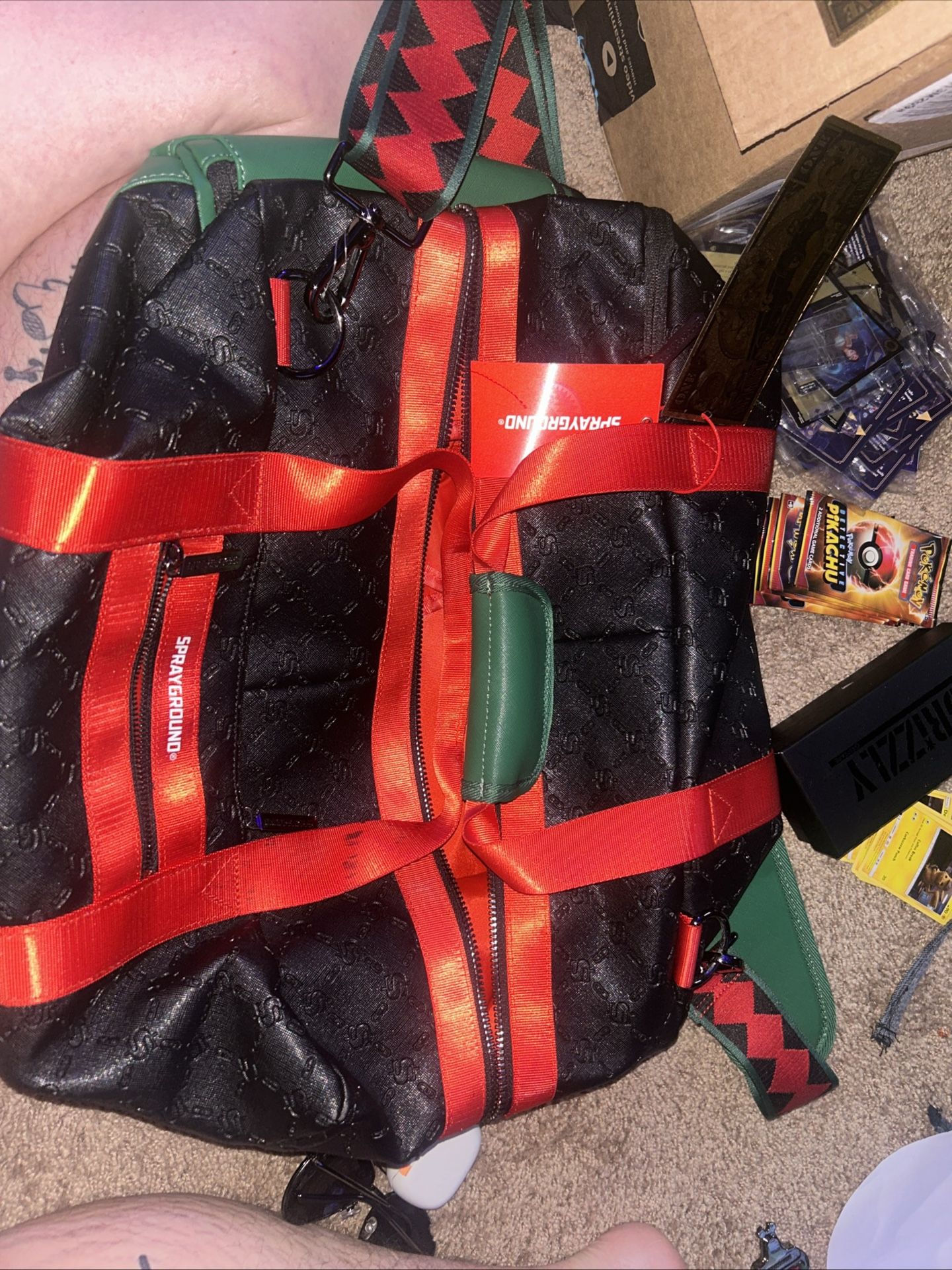 Spray Ground Dinero Duffle Bag Brand New