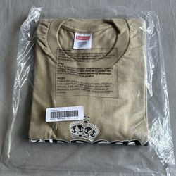Supreme Crown Tee Khaki Size Large for Sale in Sunnyvale, CA