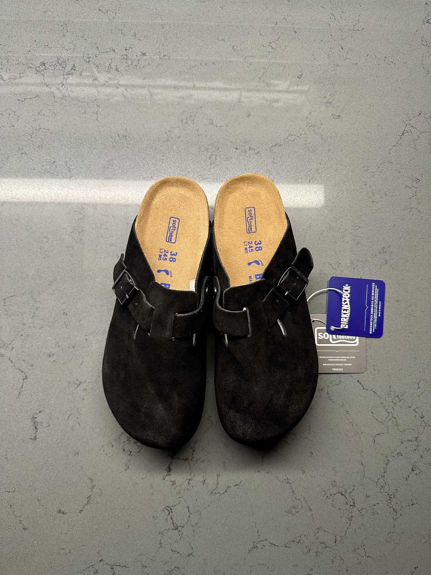Women’s 38 – Birkenstock Boston (Black)