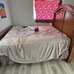 Queen Bed Frame & Box Frame 