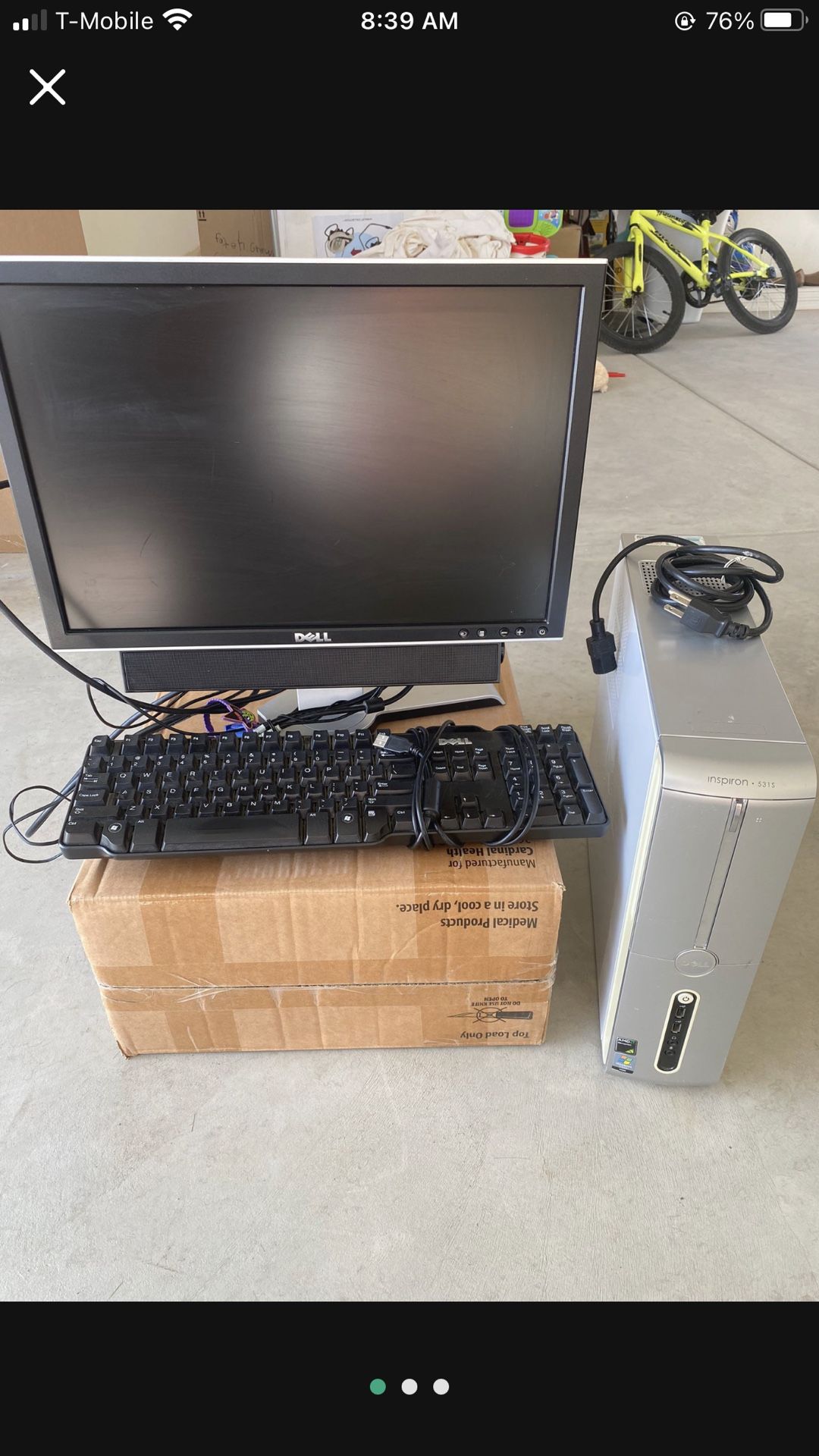 Dell Computer Keyboard And Screen