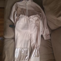 J G Hook Women’s  Tan  Sweat Set Size Small Luscious Feeling