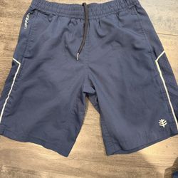 Boys UPF Coolibar uv Sun Protective Shorts $15 Size M