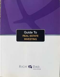 Guide To Real Estate Investing - Rich Dad - Robert T. Kiyosaki  New but cover shows shelf wear as seen in photos.