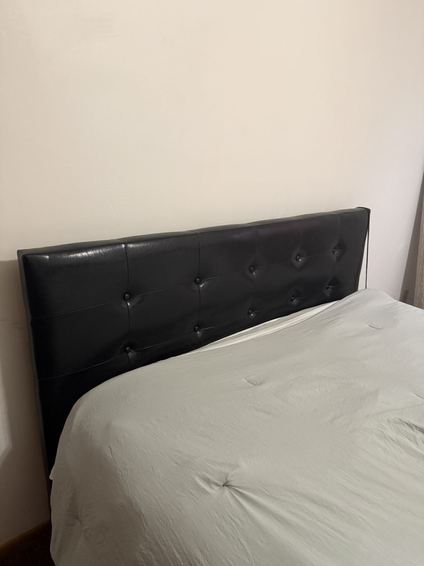 bed frame and headboard